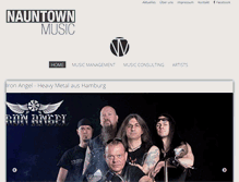 Tablet Screenshot of nauntownmusic.com